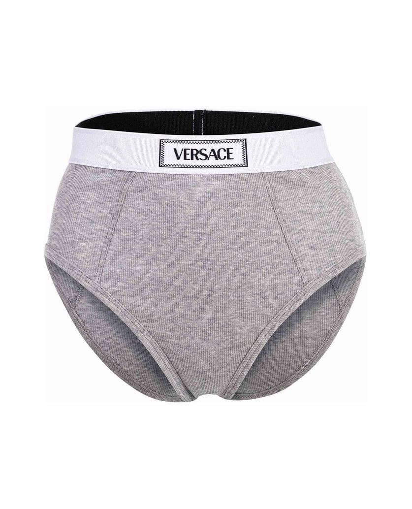 VERSACE-Damen-Slip-1er-Pack-grau