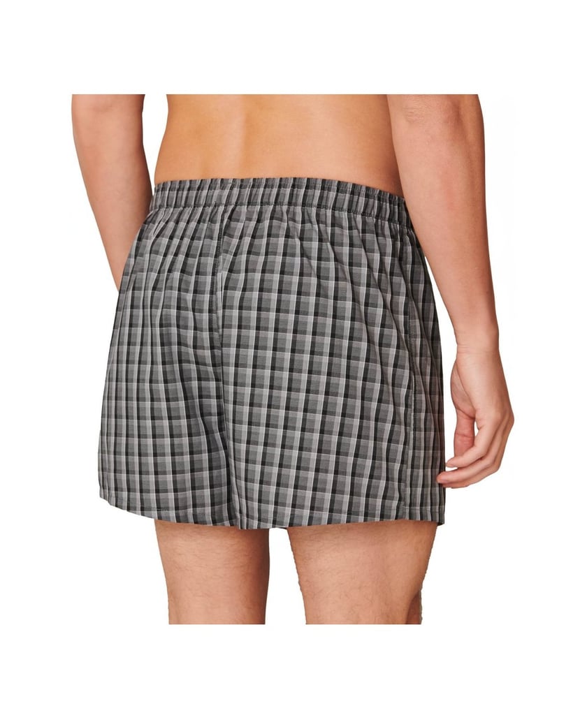 SCHIESSER-Herren-Web-Boxershorts-2er-Pack-grau