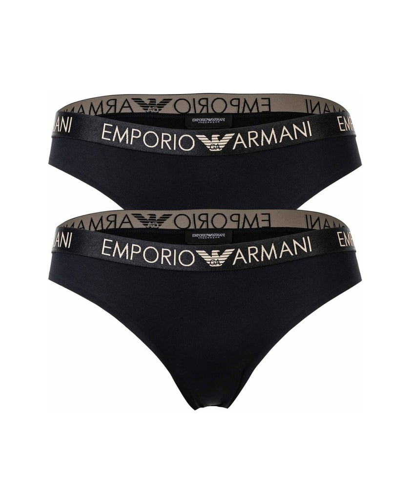 Emporio-Armani-Damen-Slip-2er-Pack-schwarz