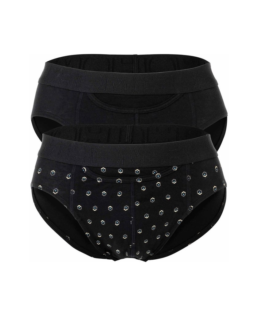 HOM-Herren-Slip-2er-Pack-Mini-Briefs-HO1-Gabriele-#2-schwarz