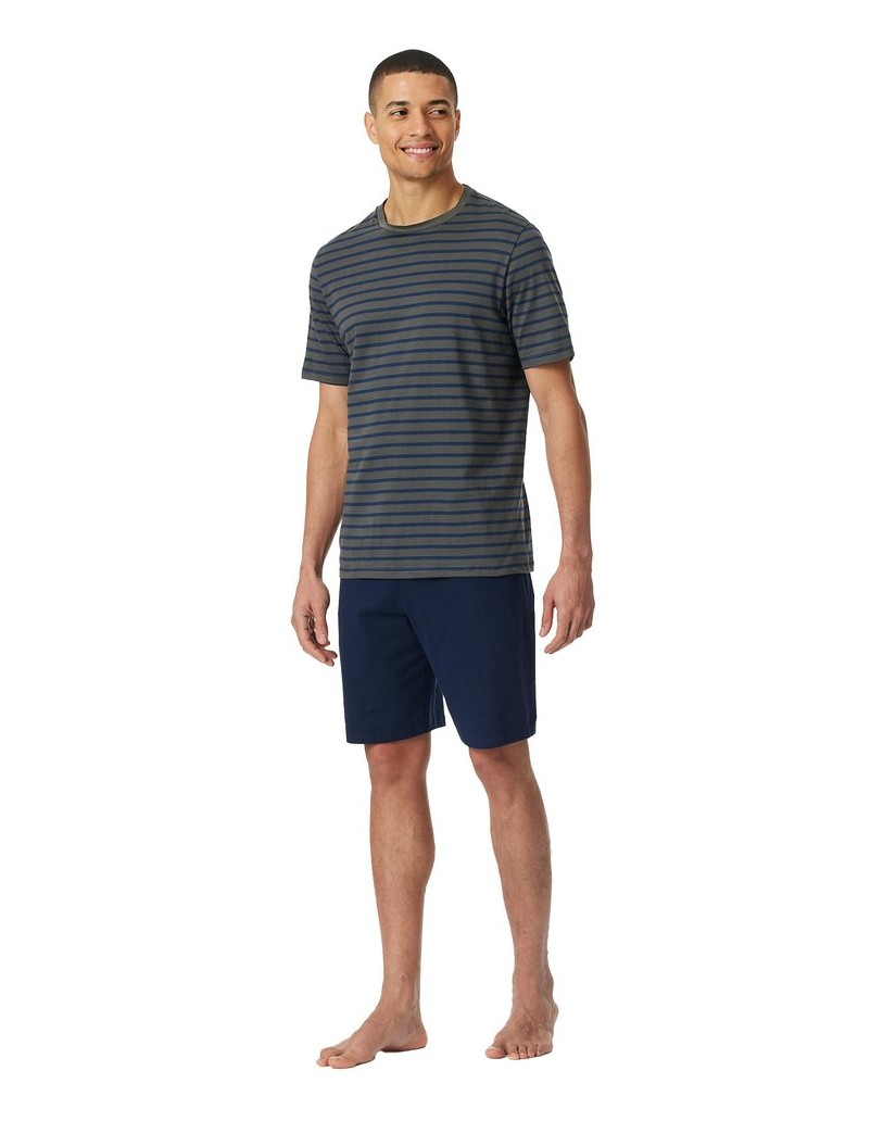 SCHIESSER-Herren-Pyjama-Casual-Essentials-anthrazit