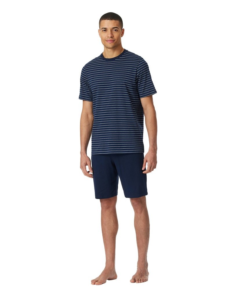 SCHIESSER-Herren-Pyjama-Casual-Essentials-anthrazit
