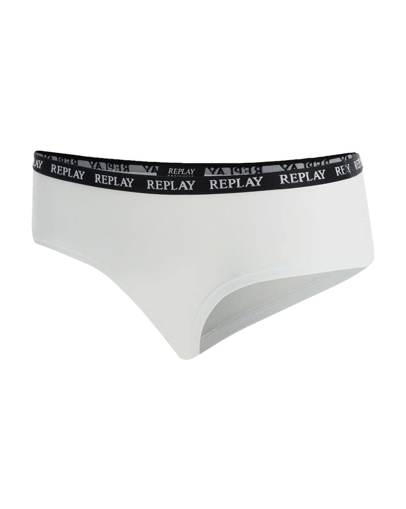 REPLAY-Damen-Panty-2er-Pack-REPLAY-LADY-CULOTTE--Style-1-T/C-2pcs-waterfall-pack-schwarz