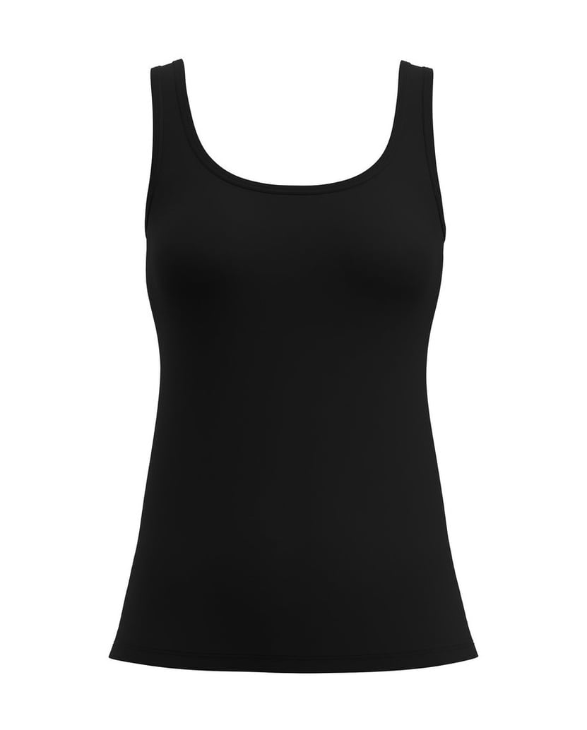 Calida-Damen-Unterhemd-1er-Pack-Top-ohne-Arm-Essential-Cotton-schwarz