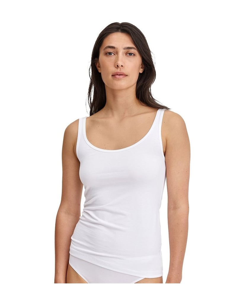 Calida-Damen-Unterhemd-1er-Pack-Top-ohne-Arm-Essential-Cotton-schwarz