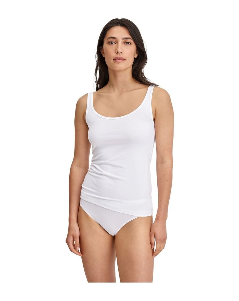 Calida-Damen-Unterhemd-1er-Pack-Top-ohne-Arm-Essential-Cotton-schwarz