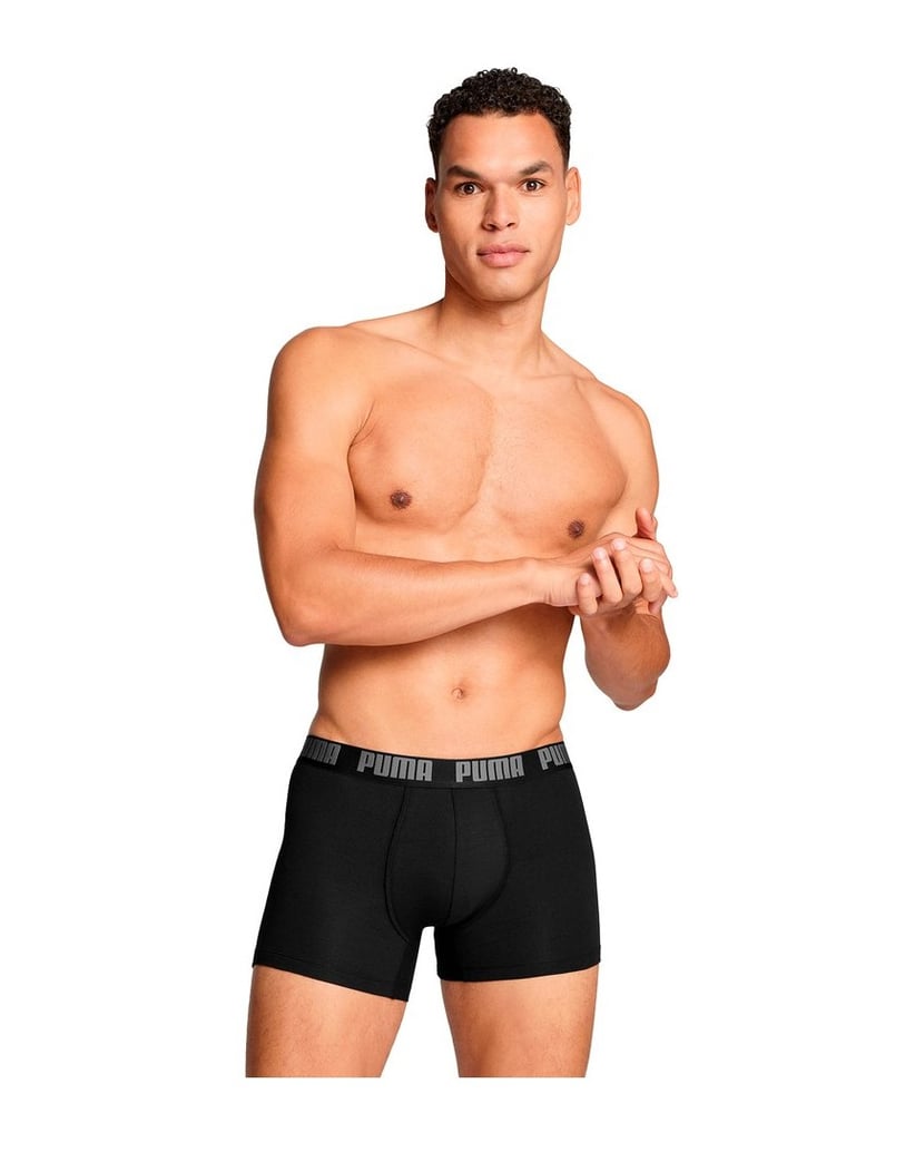 Puma-Herren-Boxershort-2er-Pack-schwarz