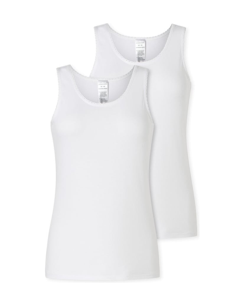SCHIESSER-Damen-Unterhemd-2er-Pack-schwarz