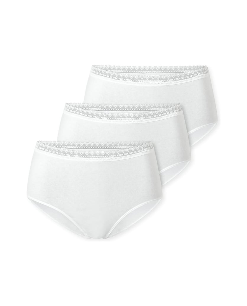SCHIESSER-Damen-Slip-3er-Pack-schwarz