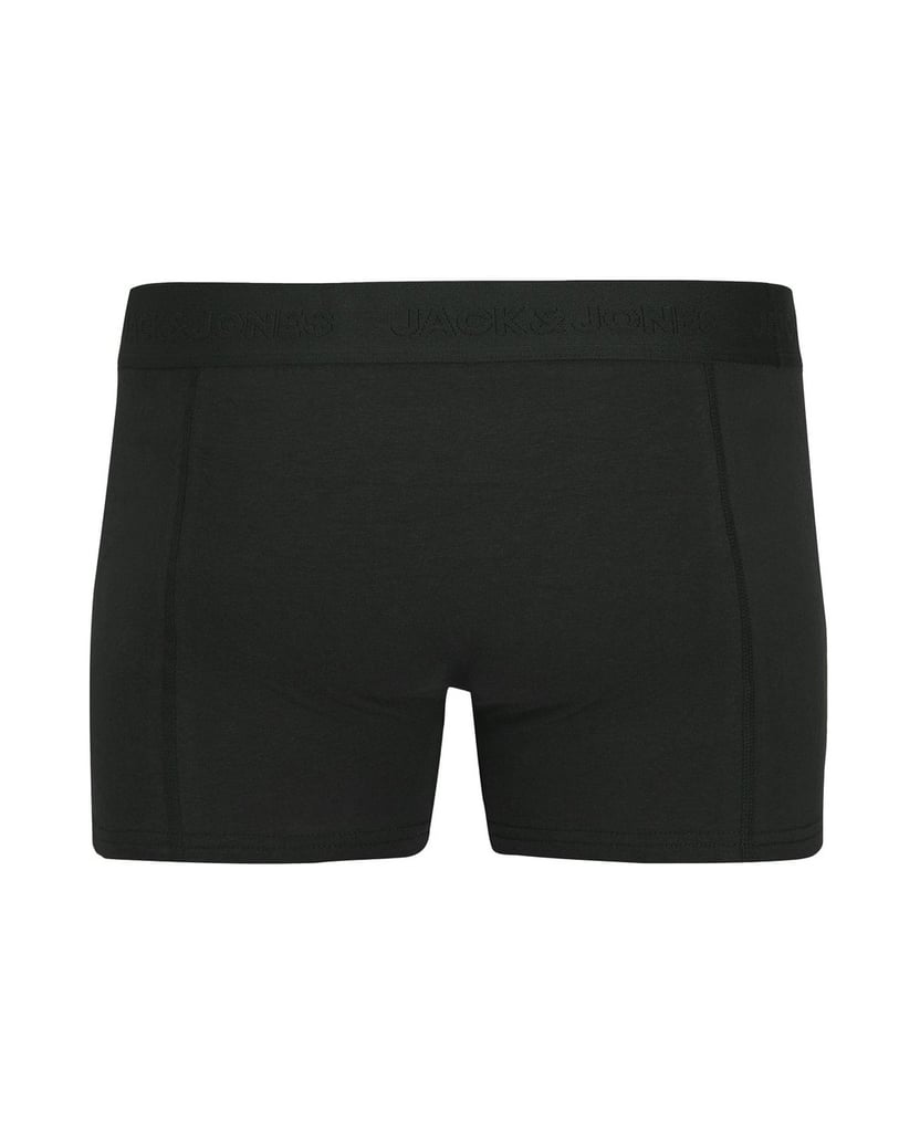 Jack-&-Jones-Herren-Boxershort-3er-Pack-JACORDINARY-TRUNKS-3-PACK-schwarz