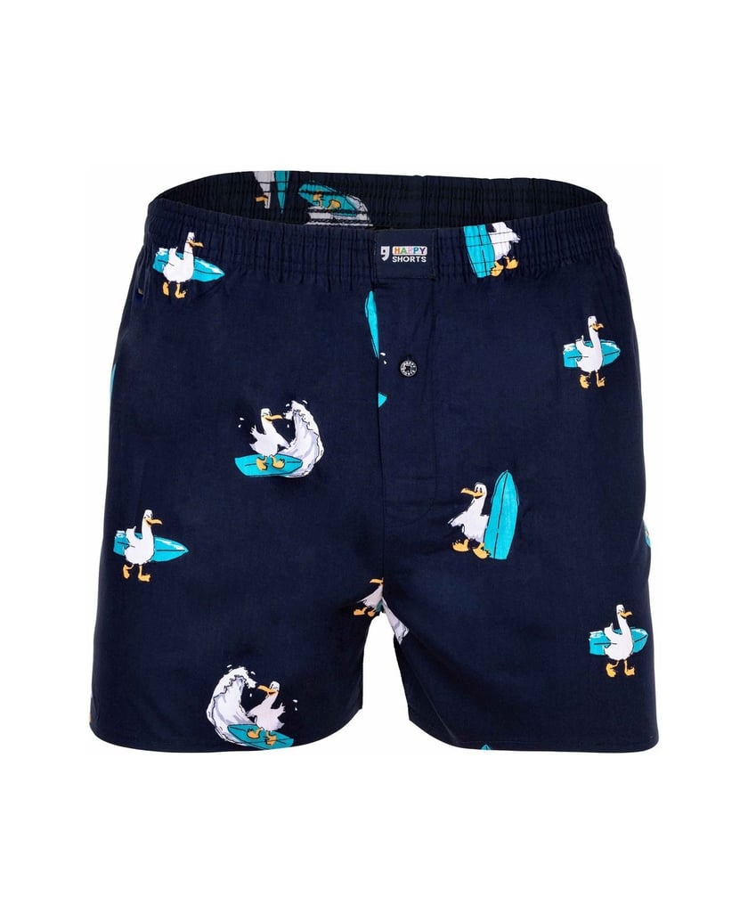 Happy-Shorts-Herren-Web-Boxershorts-1er-Pack-American-Boxershorts-mehrfarbig-