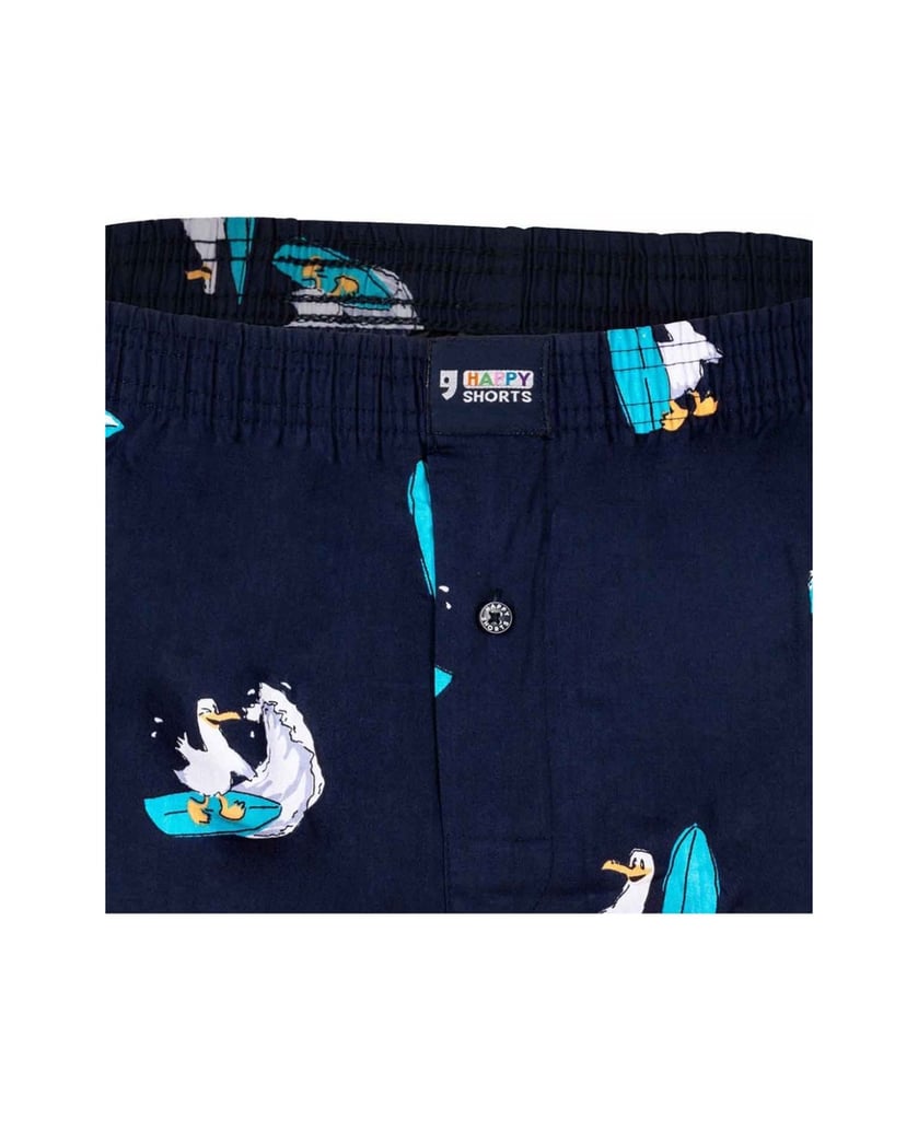 Happy-Shorts-Herren-Web-Boxershorts-1er-Pack-American-Boxershorts-mehrfarbig-