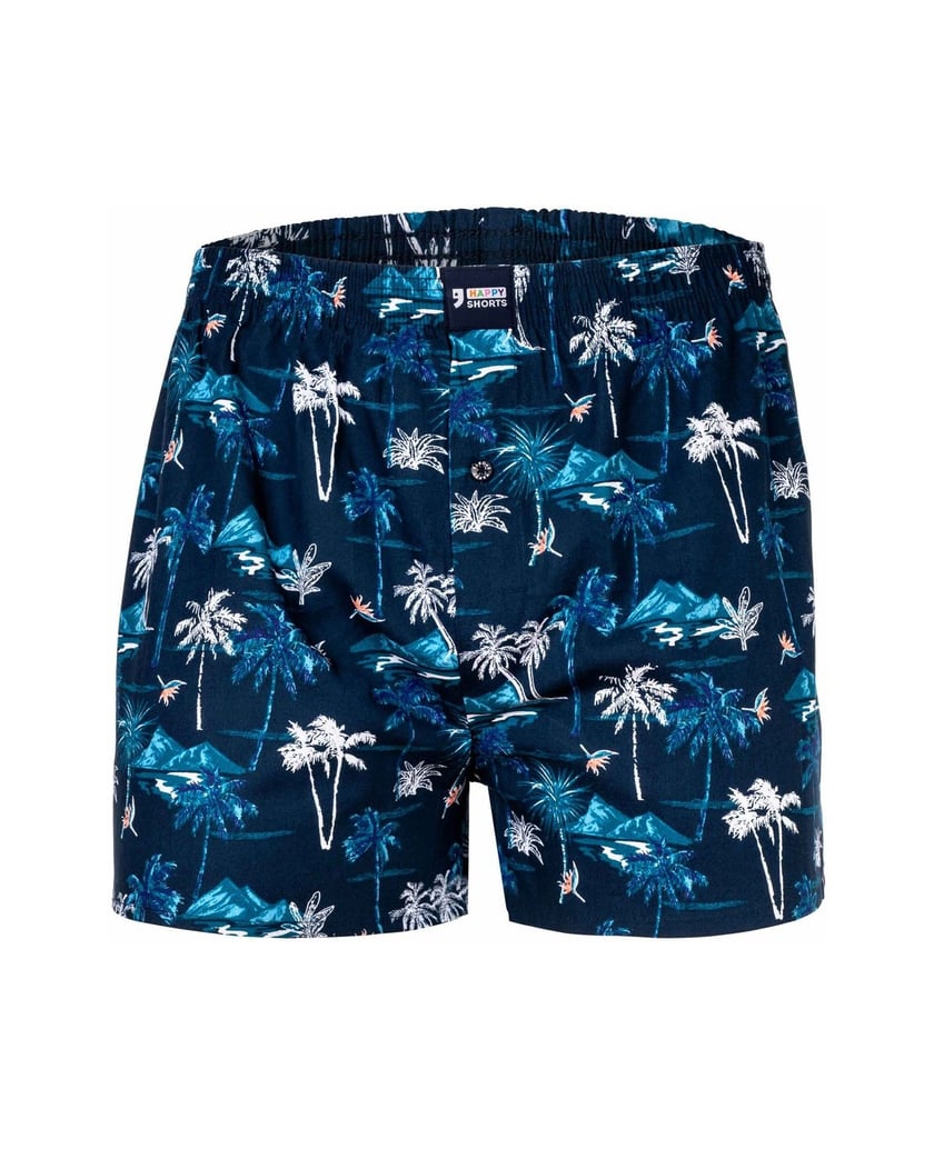 Happy-Shorts-Herren-Web-Boxershorts-1er-Pack-American-Boxershorts-mehrfarbig-