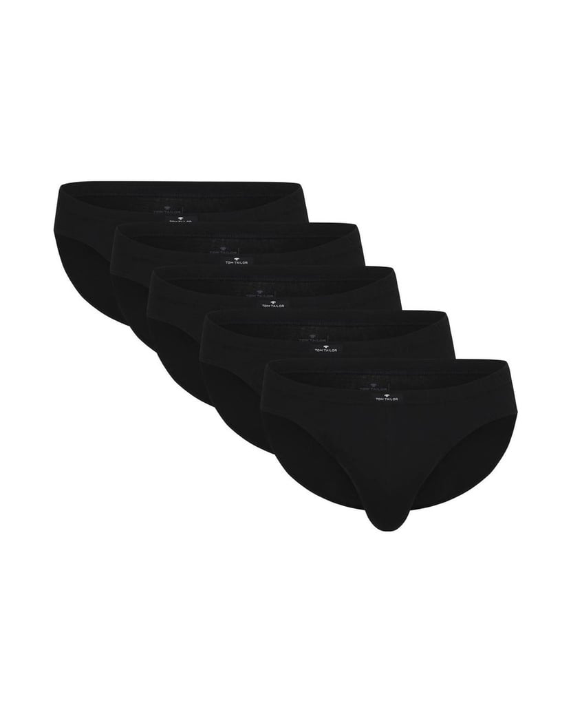 Tom-Tailor-Herren-Slip-5er-Pack-Mini-Slip-5er-Pack-schwarz