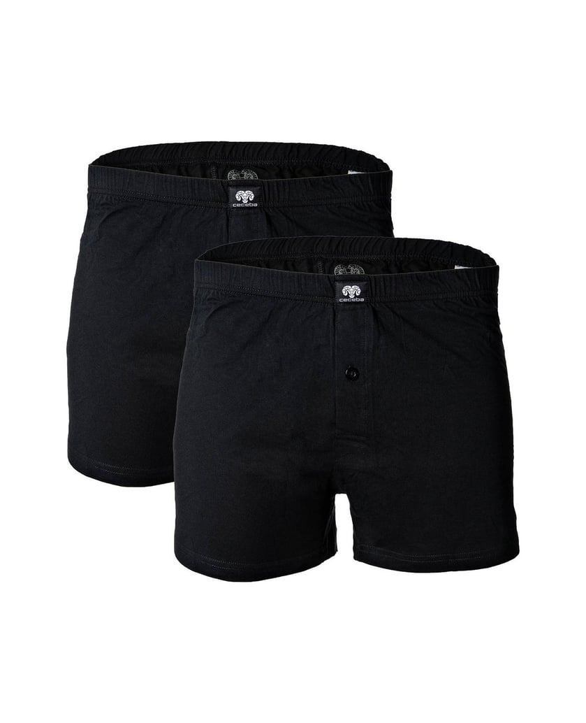Ceceba-Herren-Boxershort-2er-Pack-Shorts-schwarz