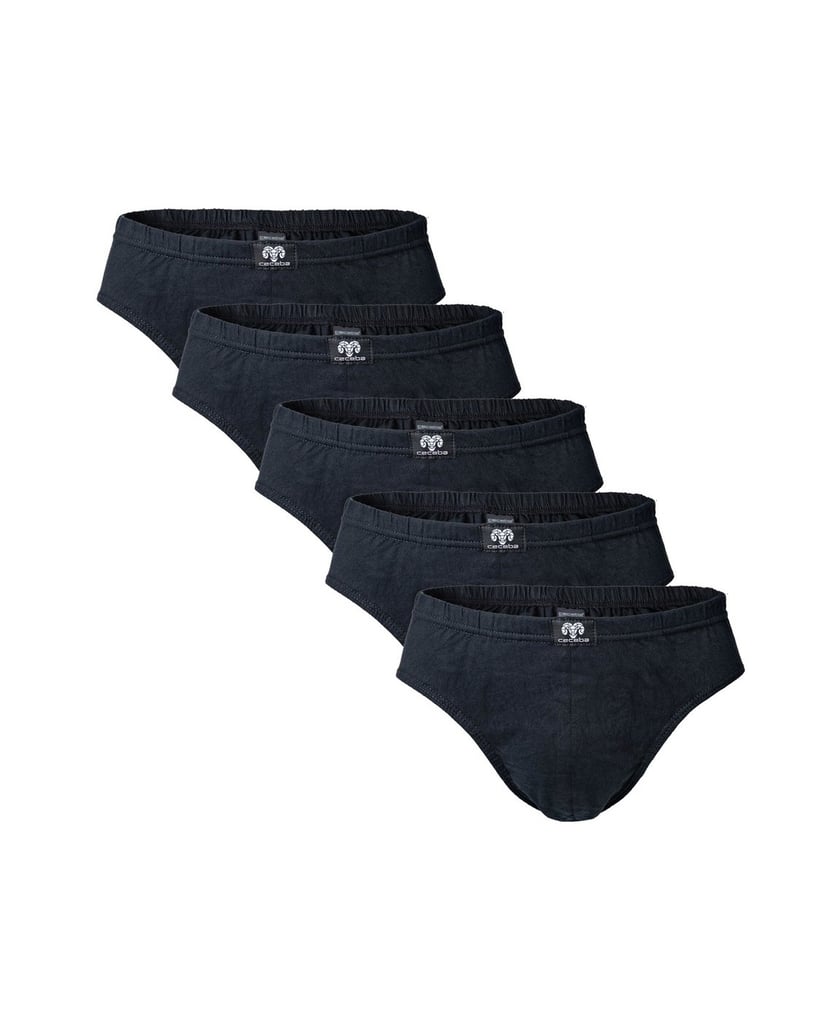 Ceceba-Herren-Slip-5er-Pack-Sport-Slip-5er-Pack-schwarz