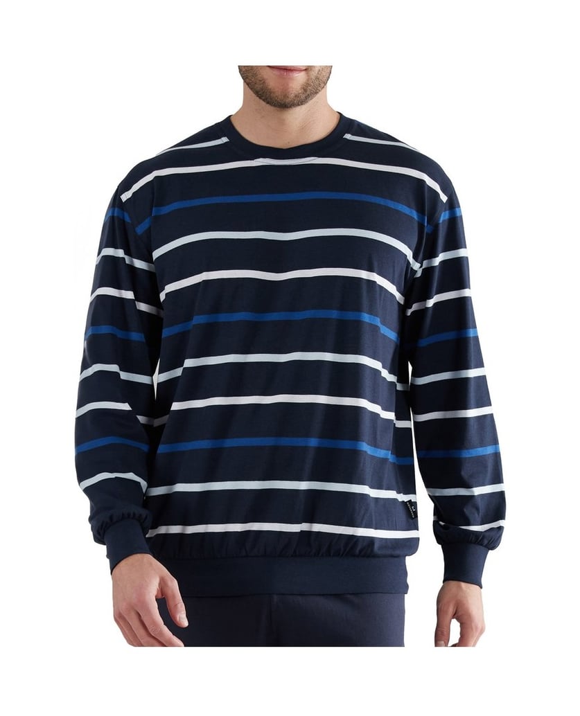 GÖTZBURG-Herren-Pyjama-blau