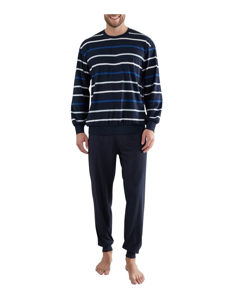 GÖTZBURG-Herren-Pyjama-blau