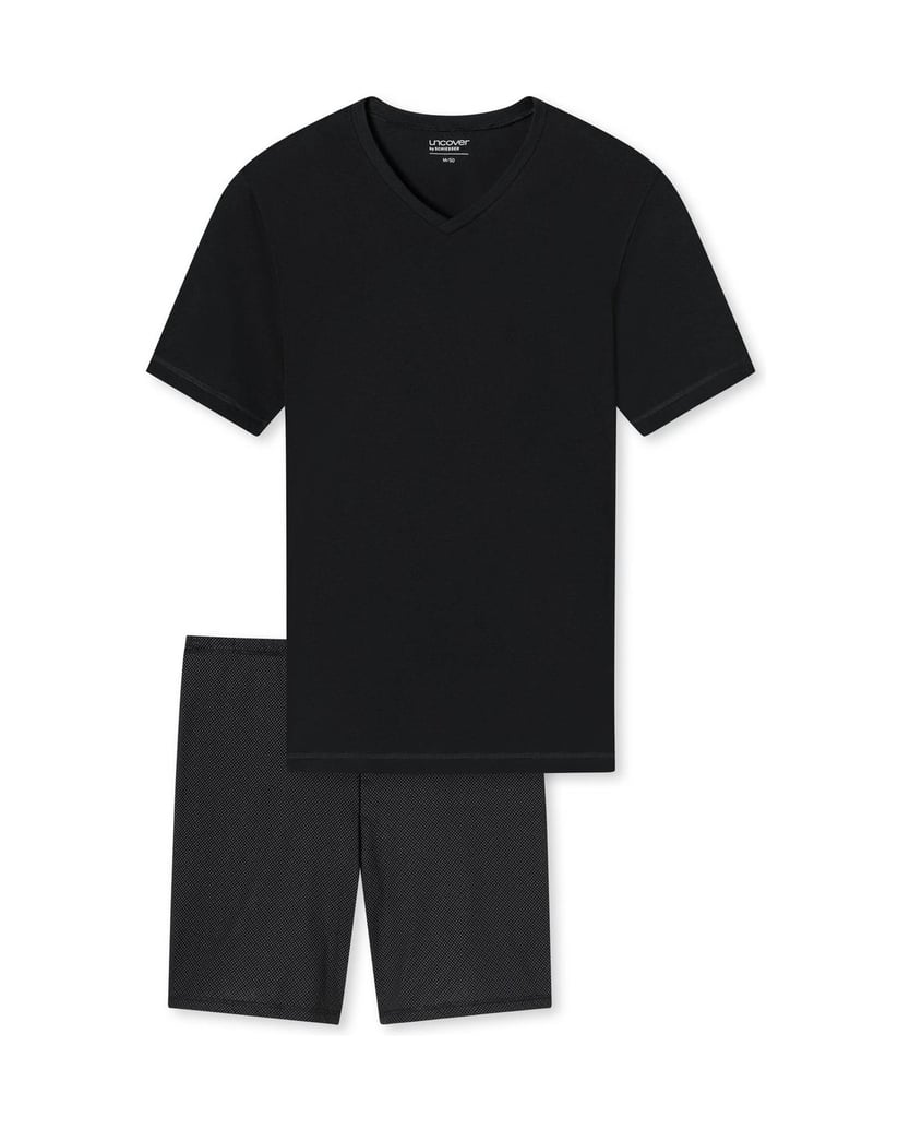 Uncover-by-Schiesser-Herren-Pyjama-schwarz
