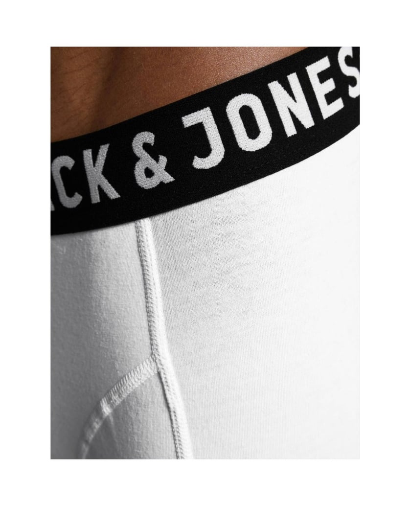 Jack-&-Jones-Herren-Boxershort-3er-Pack-SENSE-TRUNKS-3-PACK-schwarz