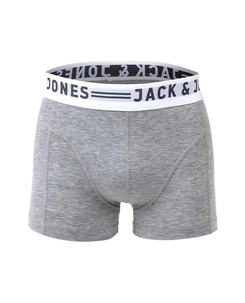 Jack-&-Jones-Herren-Boxershort-3er-Pack-SENSE-TRUNKS-3-PACK-schwarz