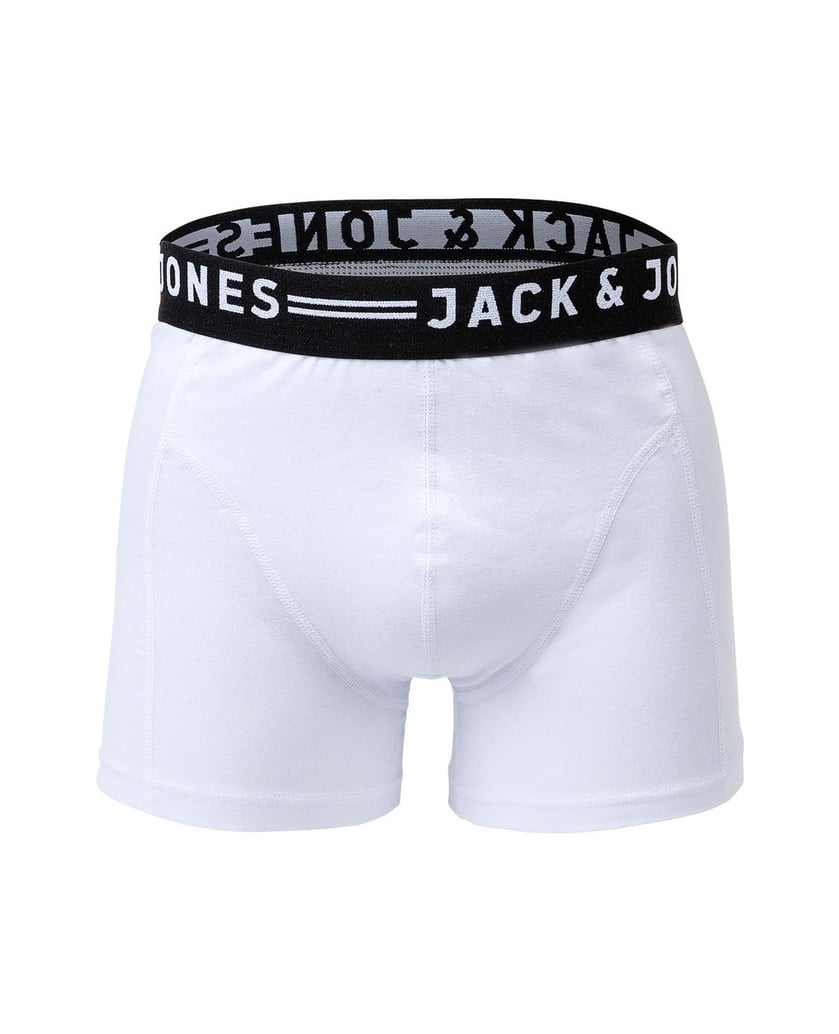 Jack-&-Jones-Herren-Boxershort-3er-Pack-SENSE-TRUNKS-3-PACK-schwarz