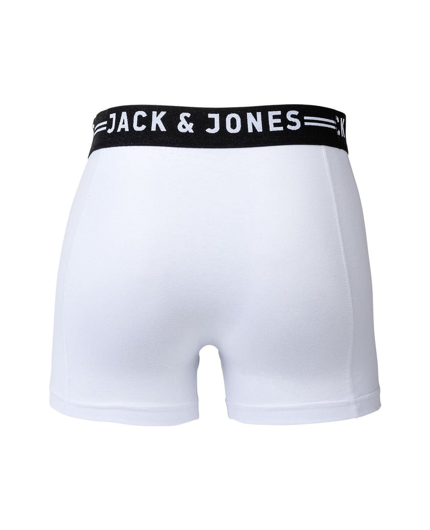 Jack-&-Jones-Herren-Boxershort-3er-Pack-SENSE-TRUNKS-3-PACK-schwarz