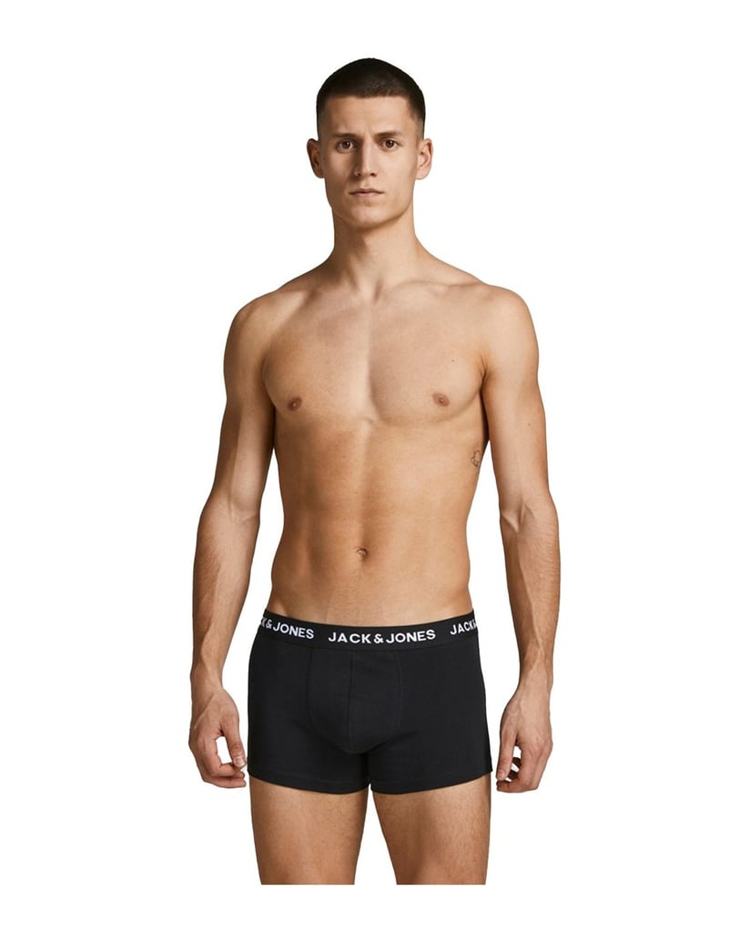 Jack-&-Jones-Herren-Boxershort-5er-Pack-JACHUEY-TRUNKS-5-PACK-schwarz