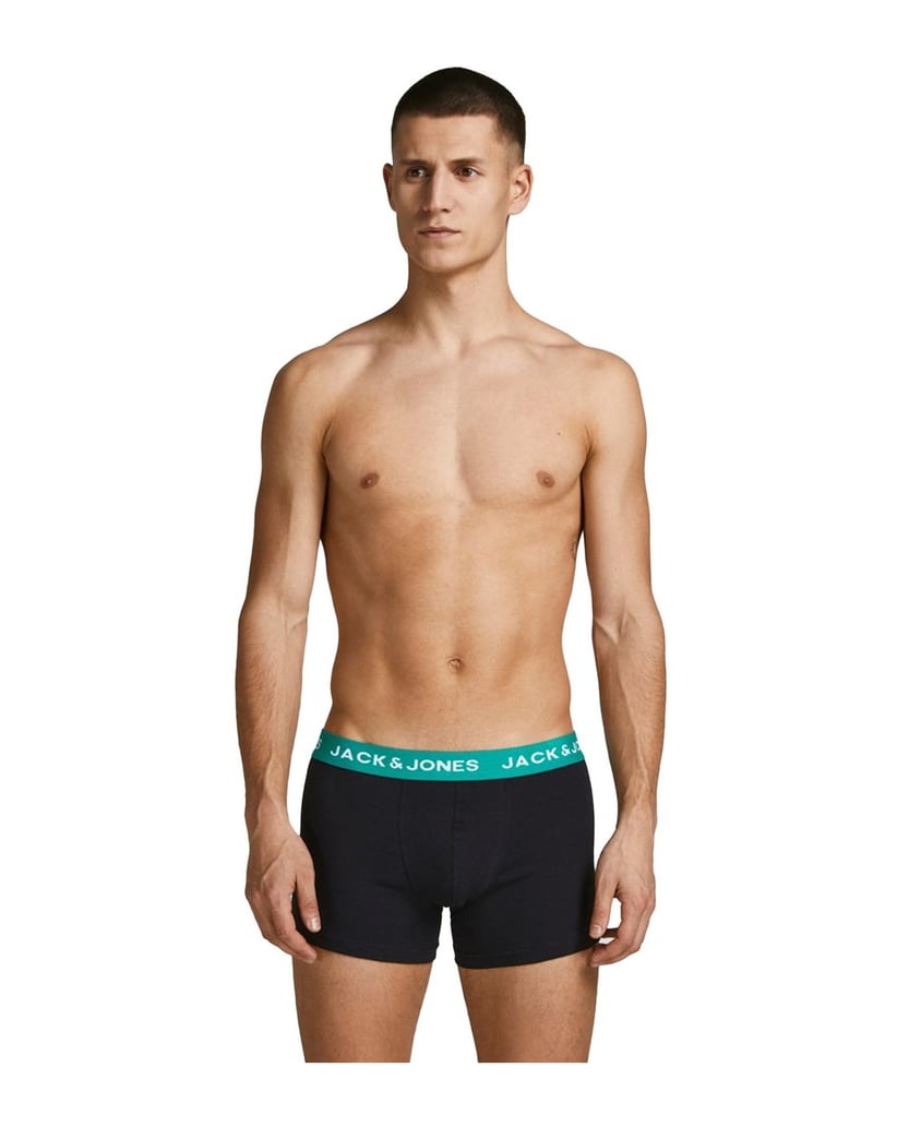 Jack-&-Jones-Herren-Boxershort-5er-Pack-JACHUEY-TRUNKS-5-PACK-schwarz