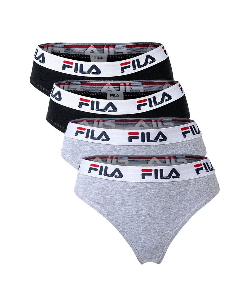 Fila-Damen-Slip-4er-Pack-schwarz