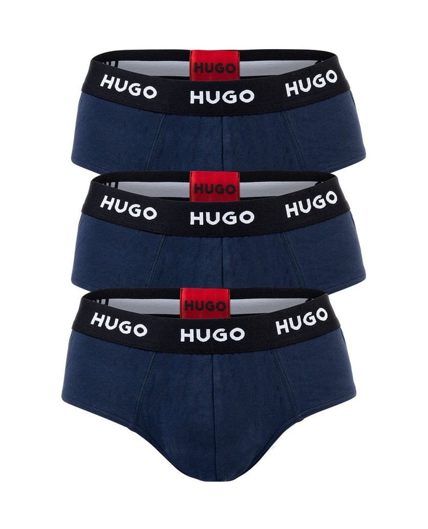 HUGO-Herren-Slip-3er-Pack-schwarz