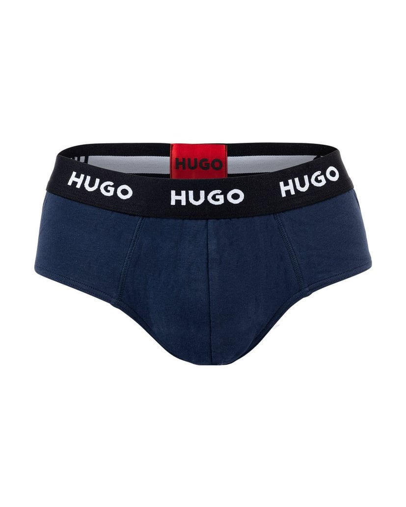 HUGO-Herren-Slip-3er-Pack-schwarz