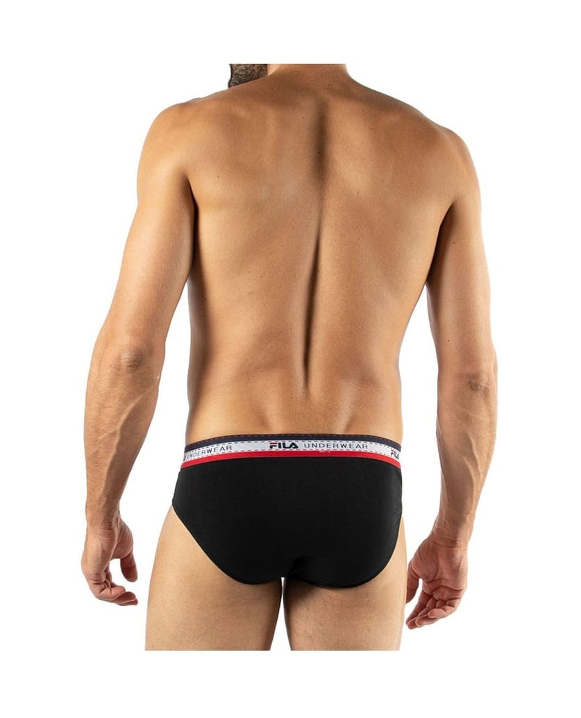 Fila-Herren-Slip-4er-Pack-schwarz