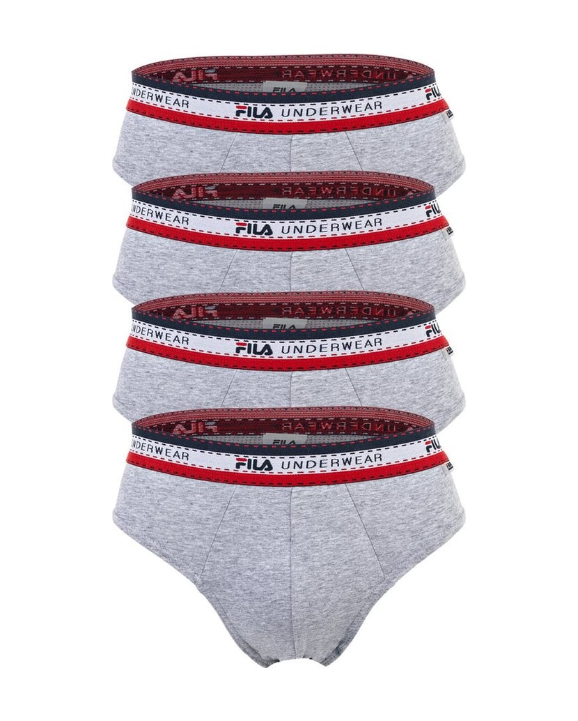 Fila-Herren-Slip-4er-Pack-schwarz