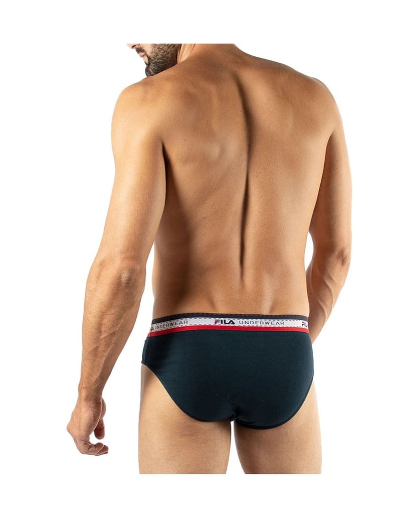 Fila-Herren-Slip-4er-Pack-schwarz