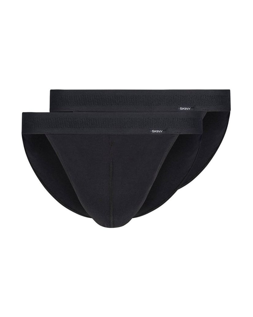 Skiny-Herren-Slip-2er-Pack-schwarz