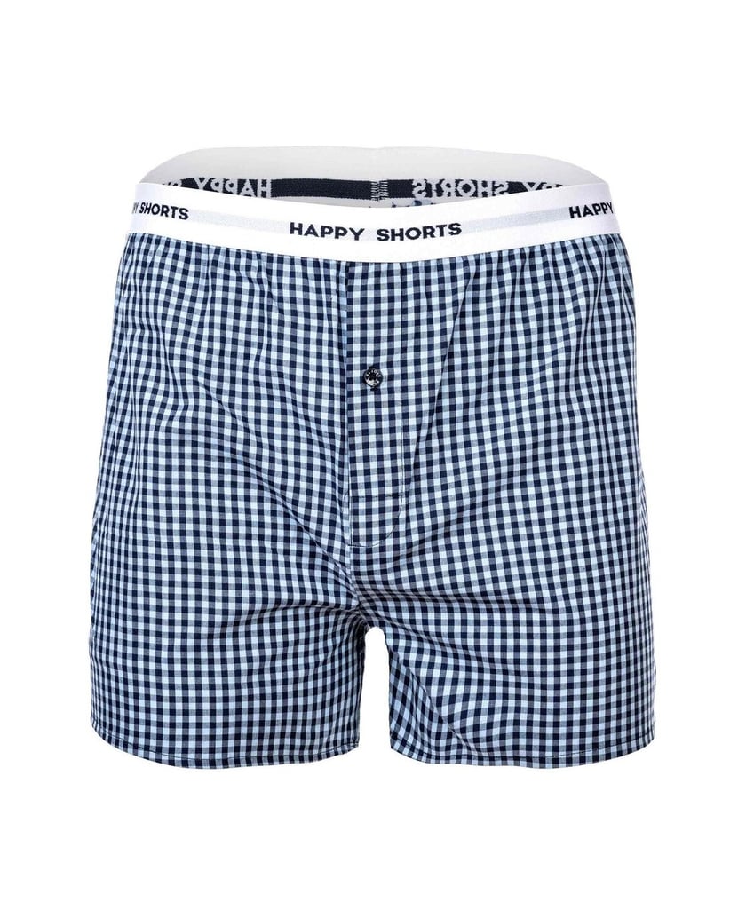 Happy-Shorts-Herren-Web-Boxershorts-3er-Pack-braun