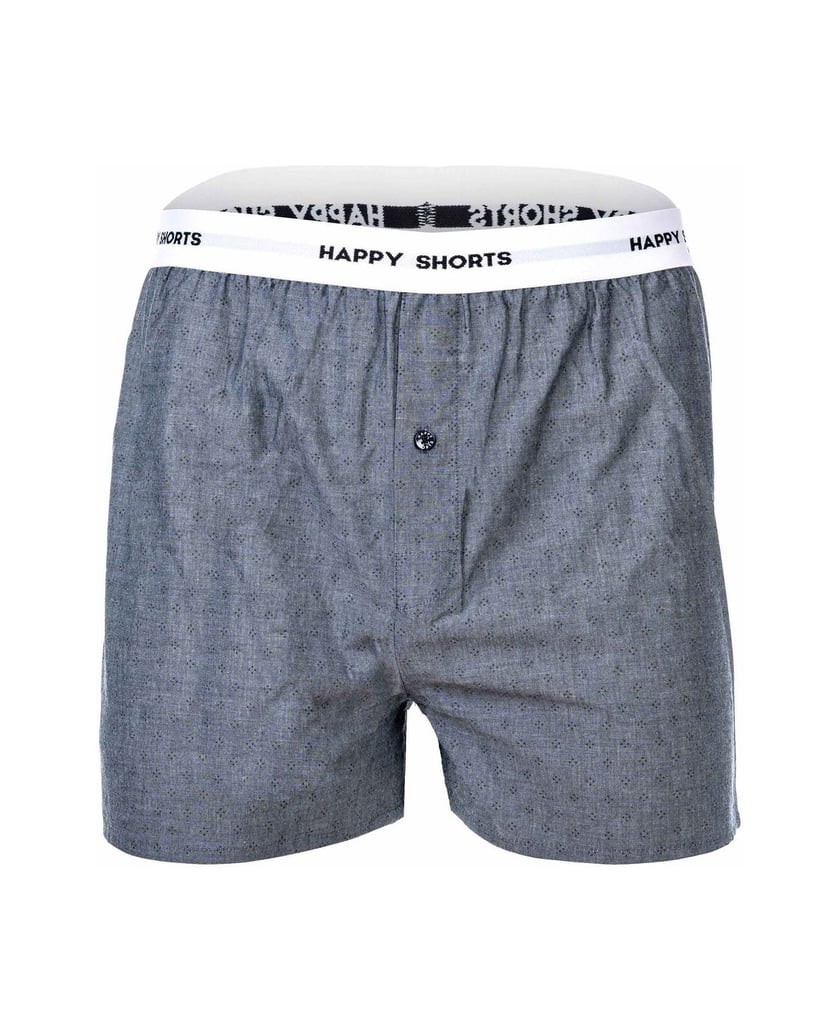 Happy-Shorts-Herren-Web-Boxershorts-3er-Pack-braun