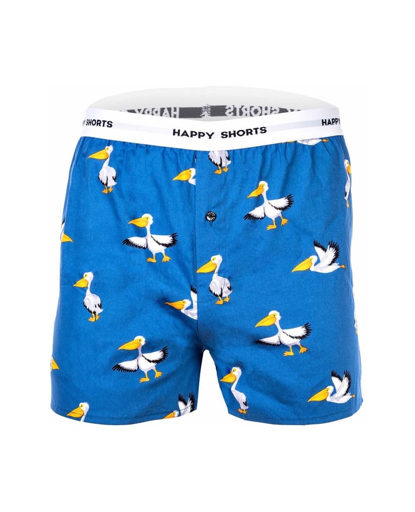 Happy-Shorts-Herren-Web-Boxershorts-3er-Pack-braun