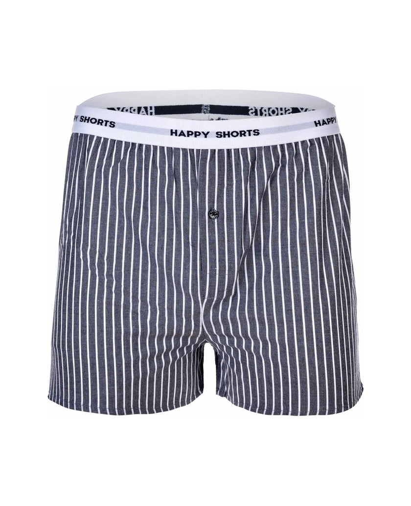 Happy-Shorts-Herren-Web-Boxershorts-3er-Pack-mehrfarbig-