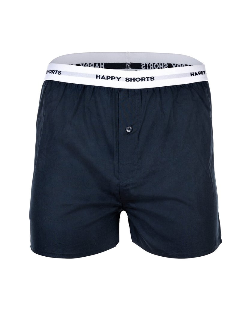 Happy-Shorts-Herren-Web-Boxershorts-3er-Pack-mehrfarbig-
