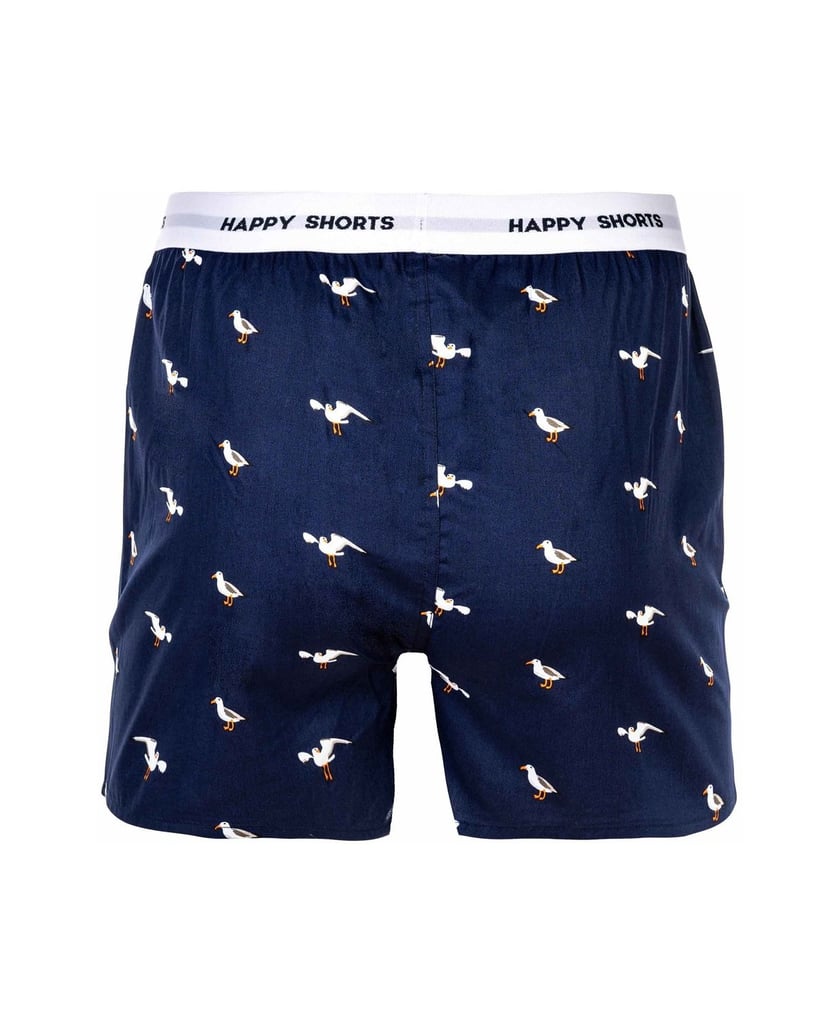 Happy-Shorts-Herren-Web-Boxershorts-3er-Pack-mehrfarbig-