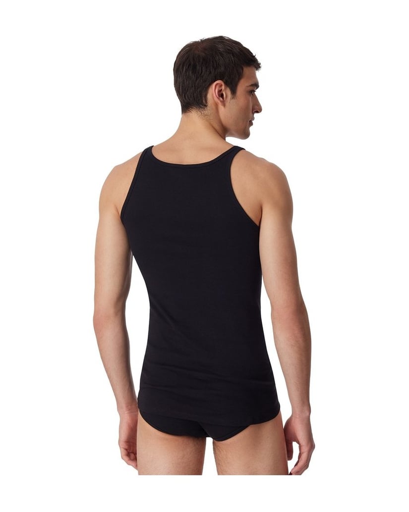SCHIESSER-Herren-Unterhemd-1er-Pack-schwarz
