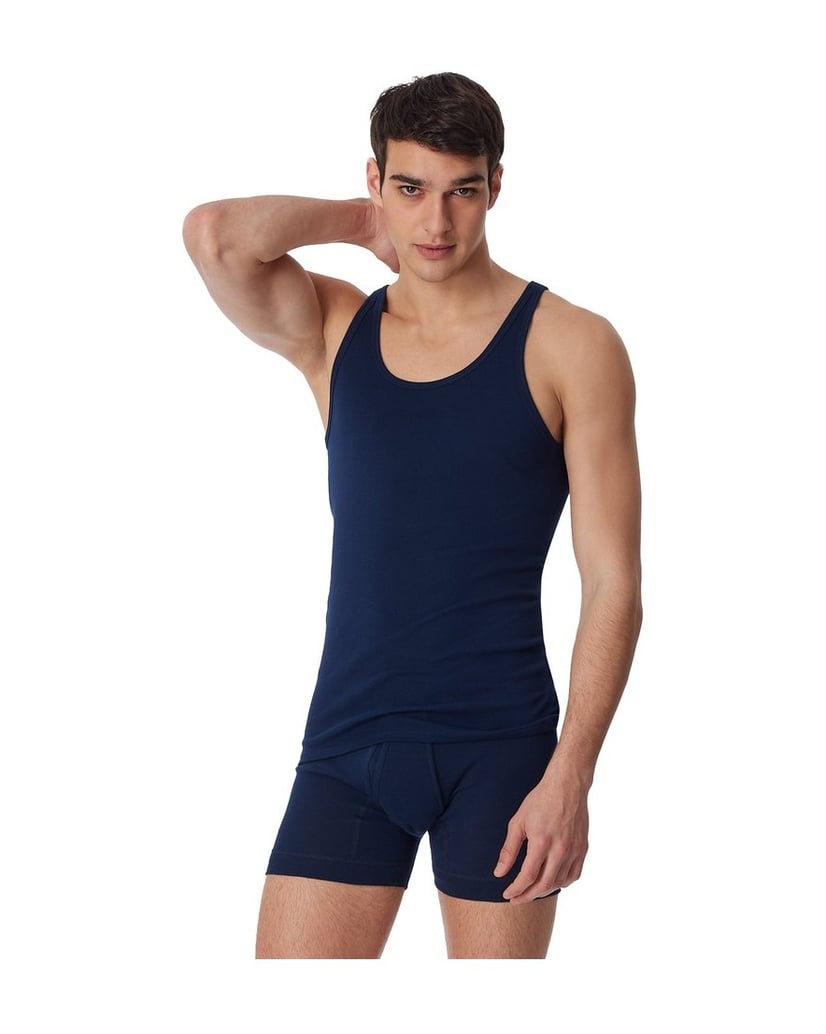 SCHIESSER-Herren-Unterhemd-1er-Pack-schwarz