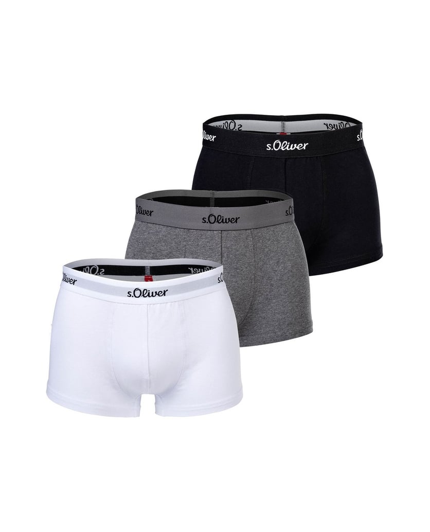 S.Oliver-Herren-Boxershort-3er-Pack-schwarz
