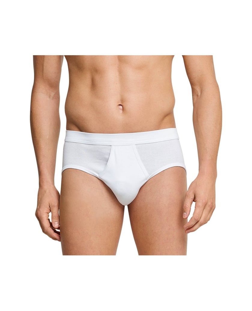 SCHIESSER-Herren-Slip-2er-Pack-ESSENTIALS-weiss