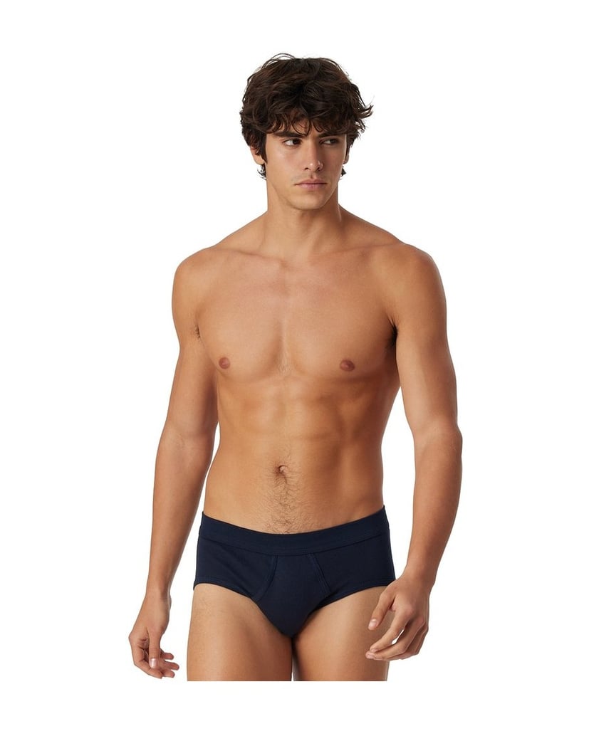 SCHIESSER-Herren-Slip-2er-Pack-ESSENTIALS-weiss