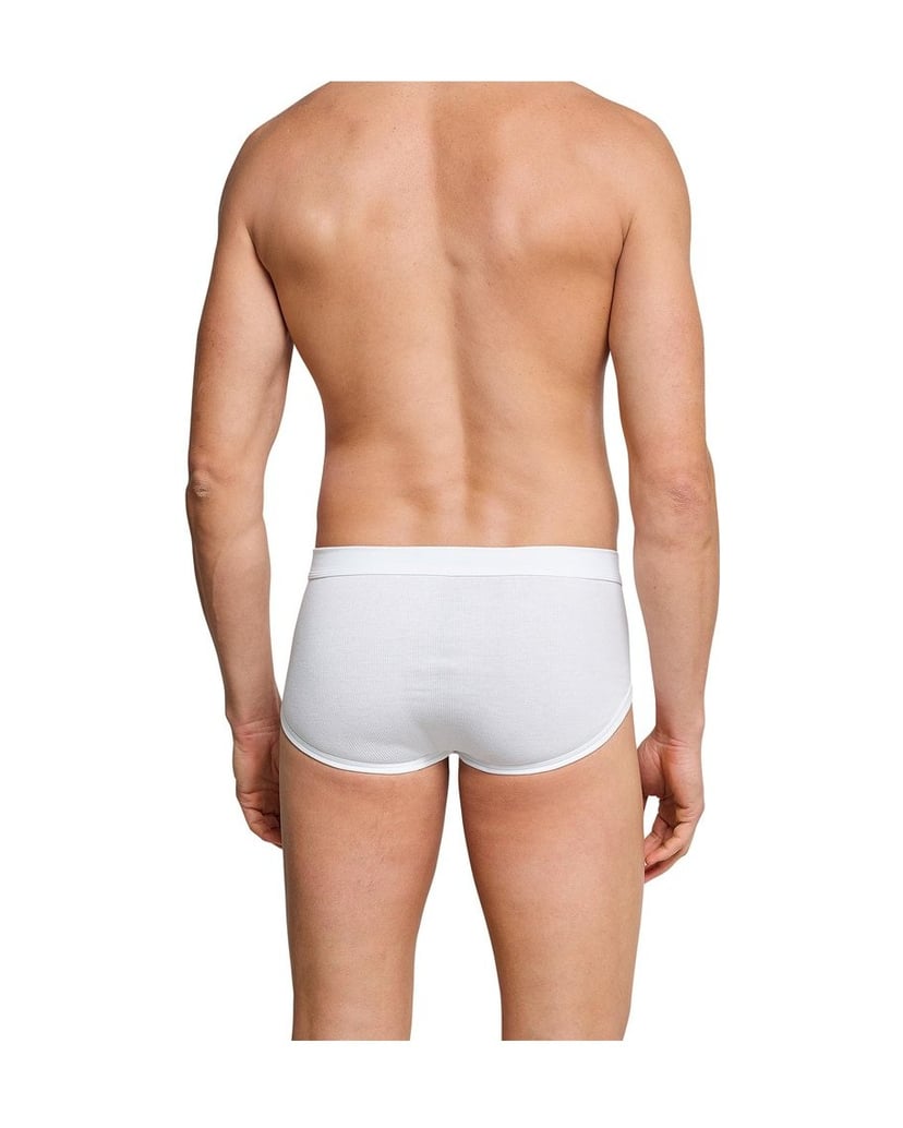 SCHIESSER-Herren-Slip-2er-Pack-weiss