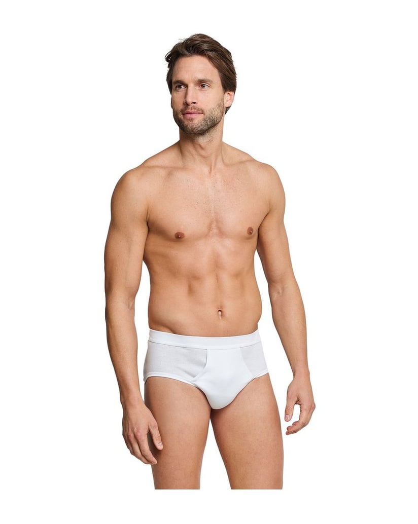 SCHIESSER-Herren-Slip-2er-Pack-weiss