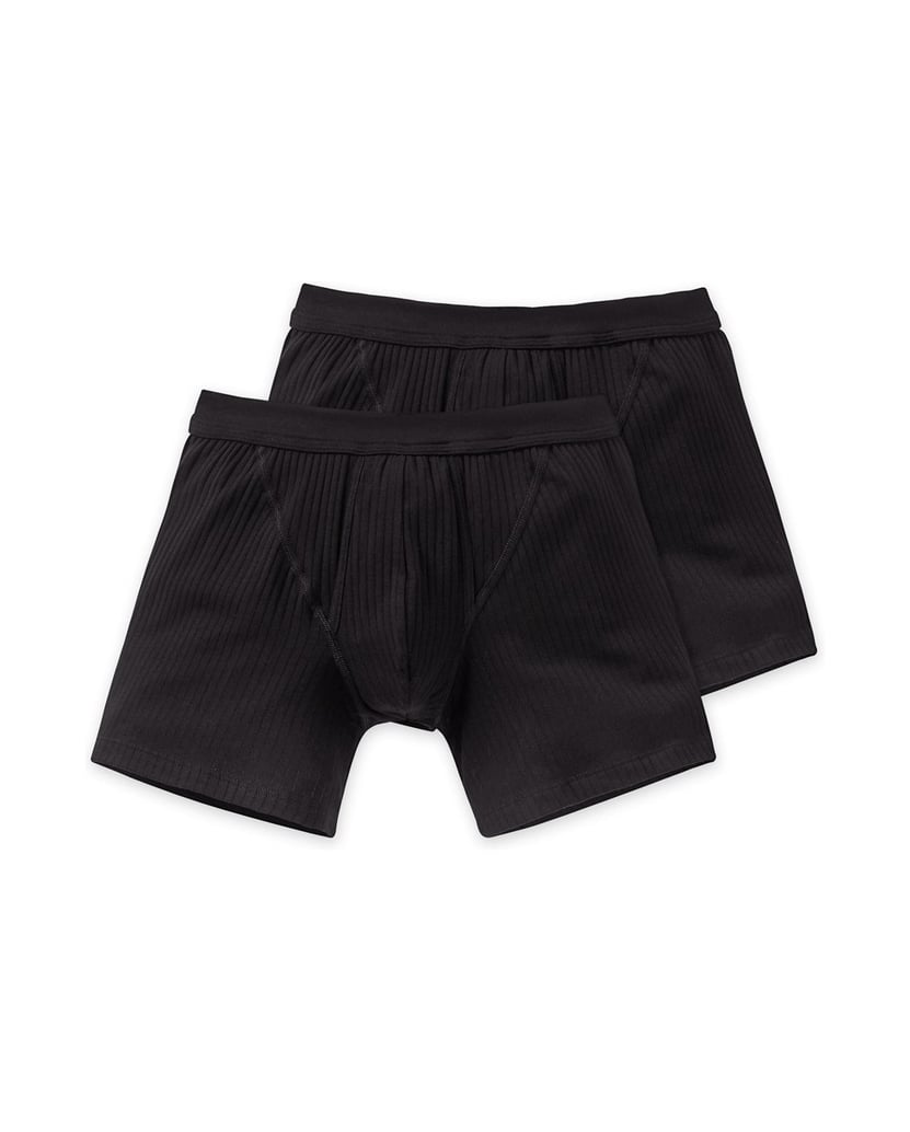 SCHIESSER-Herren-Boxershort-2er-Pack-schwarz